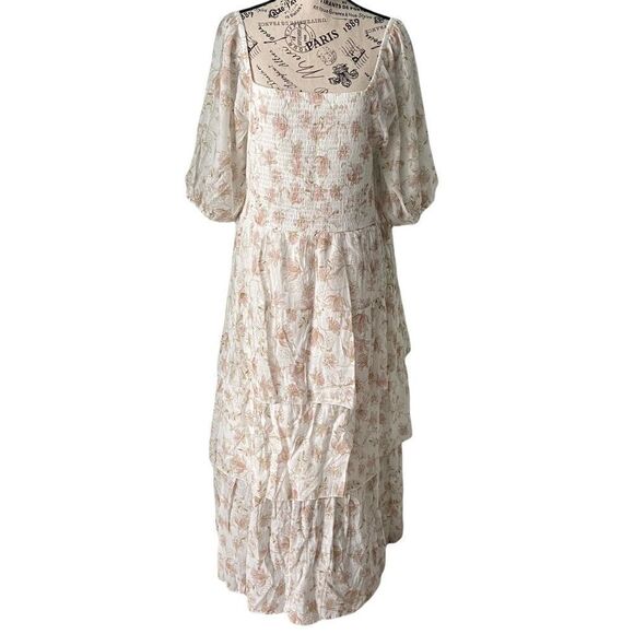 Kings Road Dresses & Skirts - NWT Kings Road Maxi Bohemian Floral Dress in Size XL
